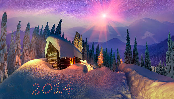 istock Christmas in the Carpathians 470362683