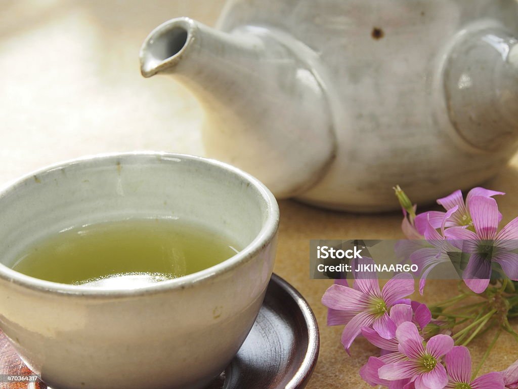 green tea It is a photograph of the green tea. Camellia sinensis Stock Photo