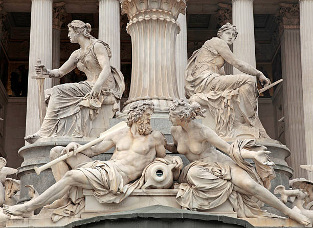 istock Pallas Athena Fountain in Vienna 470364542