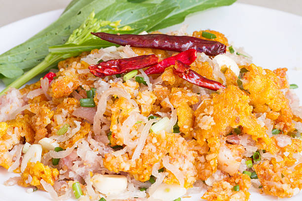 istock Spicy Salad of Curried Rice Croquettes 470364984