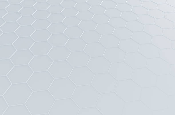 istock Abstract 3d rendering of futuristic surface with hexagons 470375862