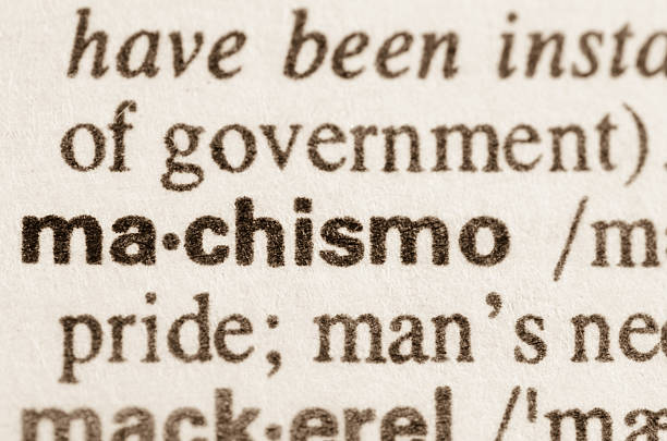 istock Dictionary definition of word machismo 470377960