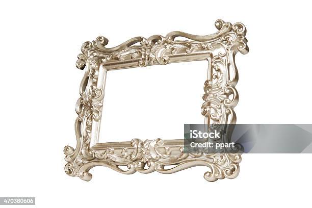 Champagne Picture Frame Stock Photo - Download Image Now - 2015, Antique, Art