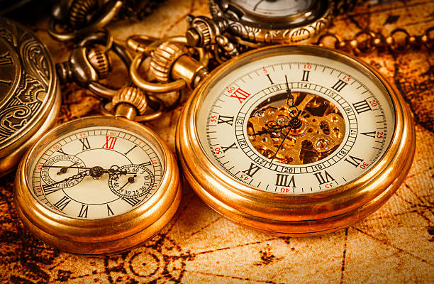 istock Vintage pocket watch 470380808
