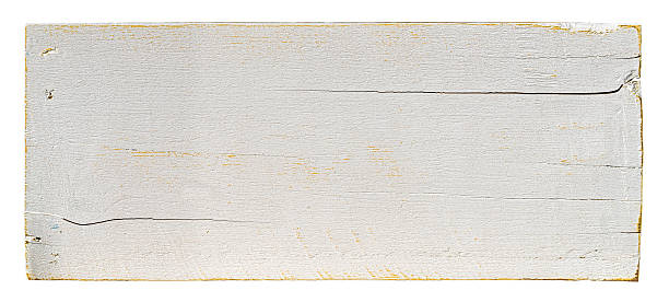 istock Old piece of white weathered wood board. 470392437