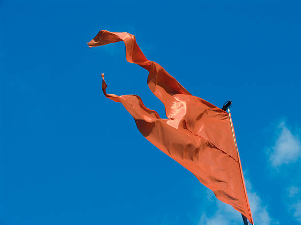 bandeira de açafrão, índia - maratha imagens e fotografias de stock
