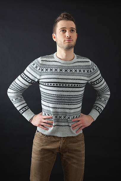 istock Handsome men doing different expressions in different sets of clothes 470406300