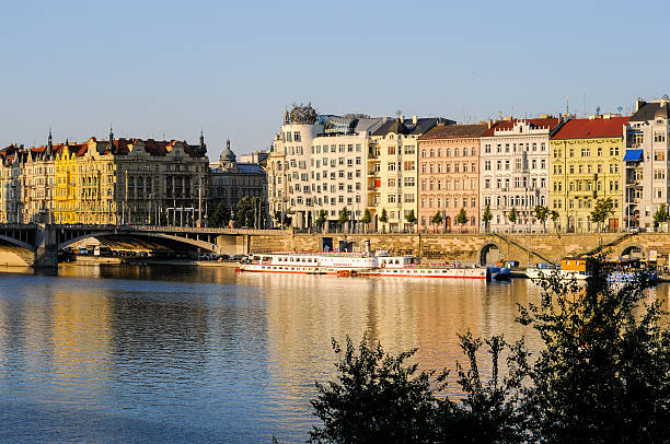 istock Prague and Vlatava in the evening 470411713