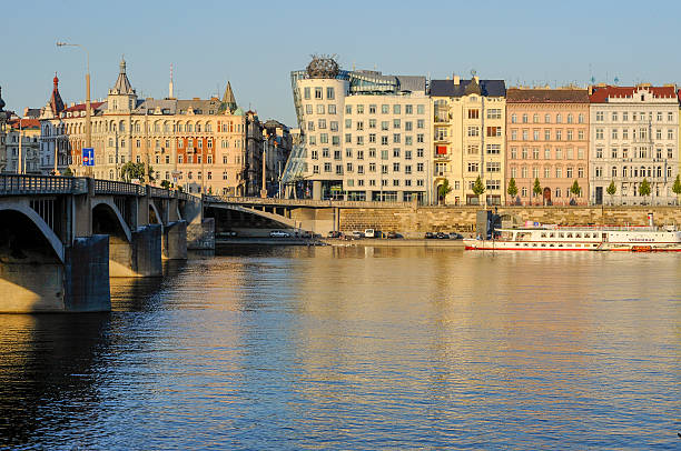 istock Prague and Vlatava in the evening 470411817