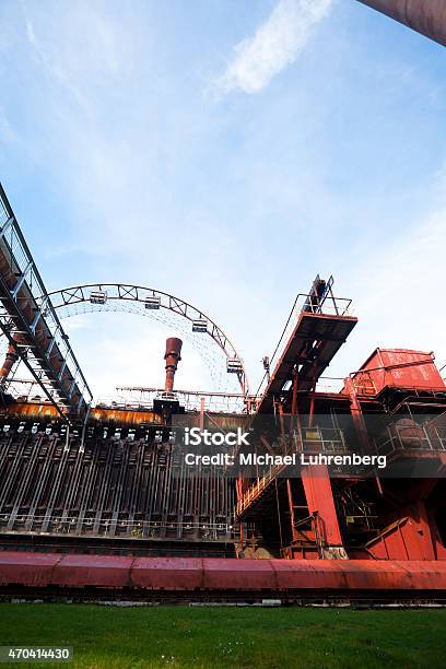 Summer Shot Of Coke Oven Zollverein And Ferris Wheel Stock Photo - Download Image Now