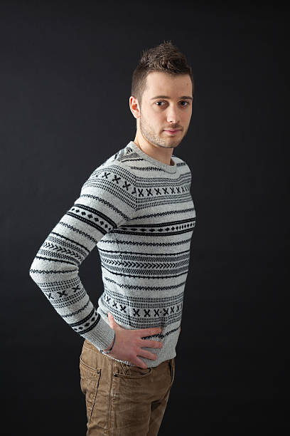 istock Handsome men doing different expressions in different sets of clothes 470414622