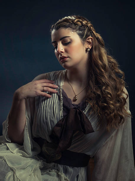 Elegant Female With Braid and Headband