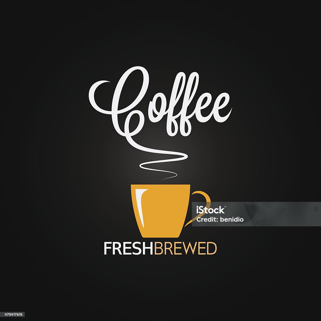 Fundo de copo de café flavor design - Royalty-free Café - Colheita arte vetorial