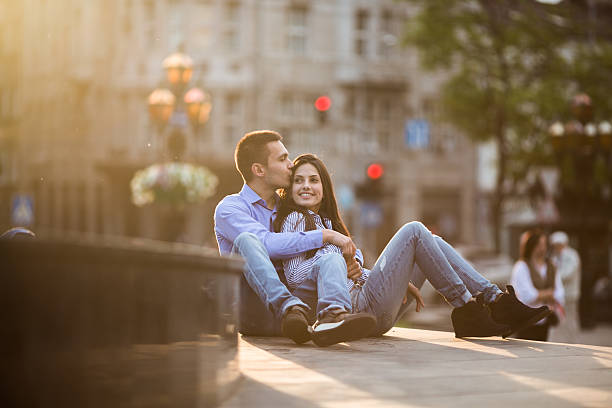 istock Couple fun in the city 470420194