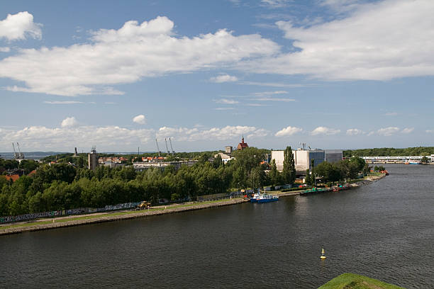 istock Panorama of the port Gdansk 470421509