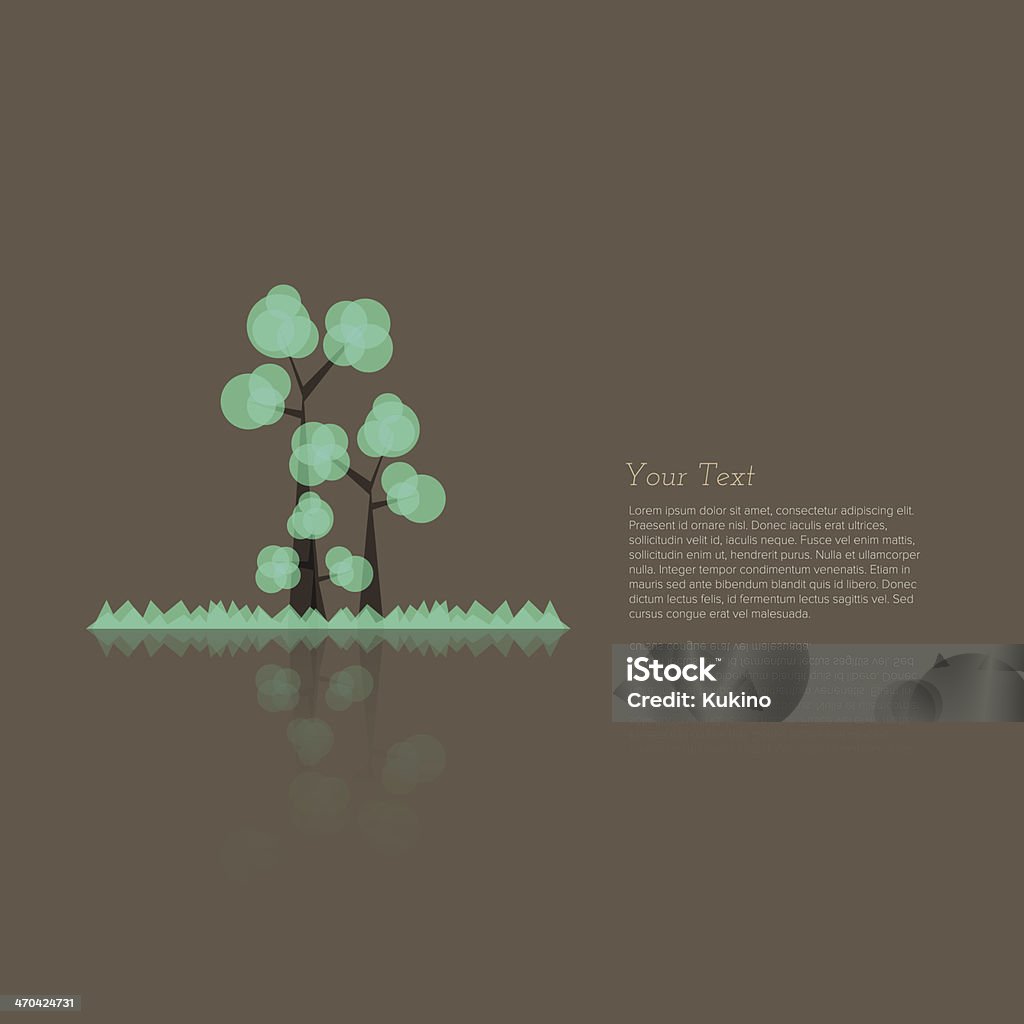 Simple Tree Text Simple Abstract Tree Background With Place For Your Text Stock ...