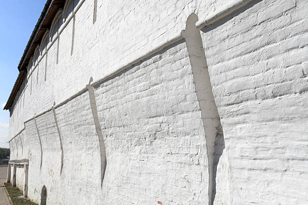 istock White wall of Yaroslavl Kremlin 470425119