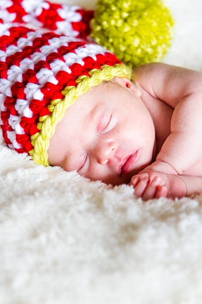 istock Newborn Christmas baby 470425675