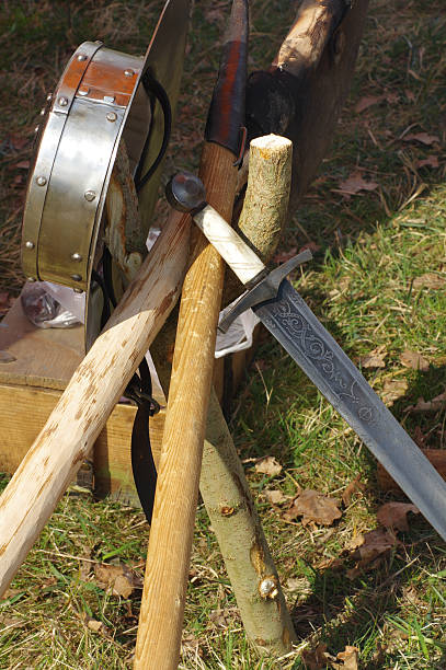 istock sword and helmet medieval arms 470425800