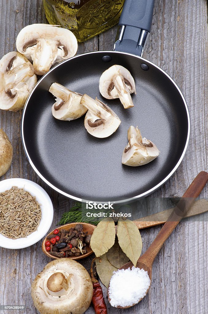 Des champignons cuisine - Photo de Aliment libre de droits