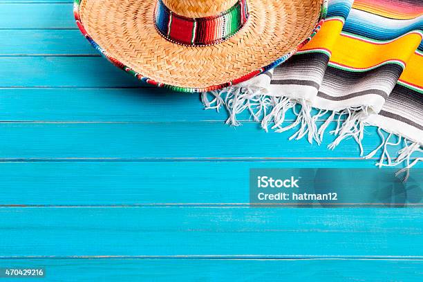 Mexican Background With Copyspace Stock Photo - Download Image Now - Mexican Culture, 2015, Backgrounds