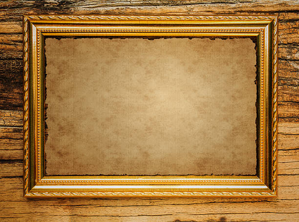 istock Old Paper in picture frame background 470432051