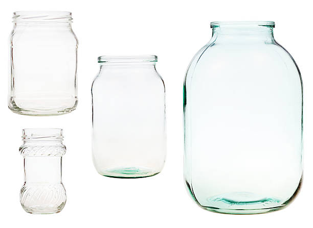 istock set of open glass jars isolated on white 470433227