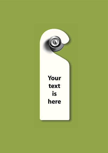 drehknopf - do not disturb sign illustrations stock-grafiken, -clipart, -cartoons und -symbole