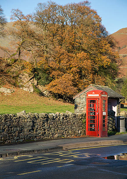 istock Lakeland Telephone Box, Grasmere, England 470433449