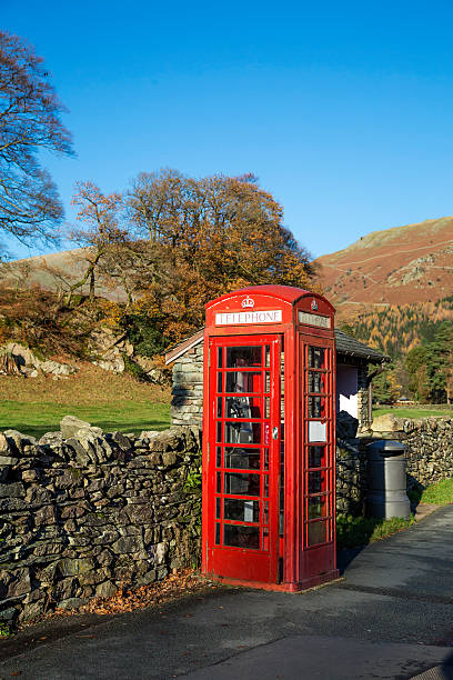 istock Lakeland Telephone Box, Grasmere, England 470433451