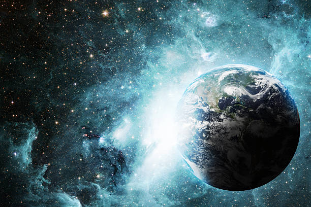 istock Image of Earth and stars in outer space 470433631