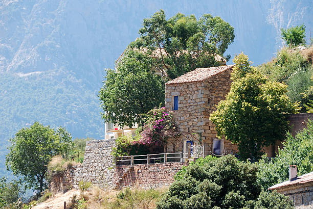 Ota, Corsica stock photo