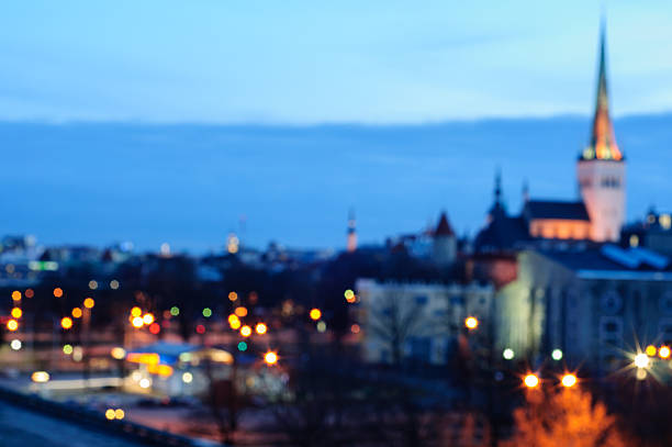 istock Center of the Tallinn, blurred 470436356