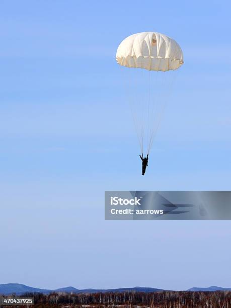 Parachutist Stock Photo - Download Image Now - Adventure, Day, Exhilaration