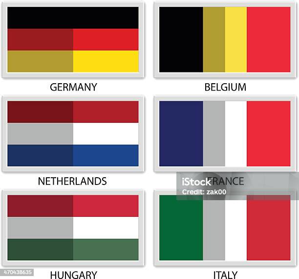 Moldura De Bandeiras Com Fios - Arte vetorial de stock e mais imagens de Alemanha - Alemanha, Bandeira Nacional, Bandeira da Alemanha