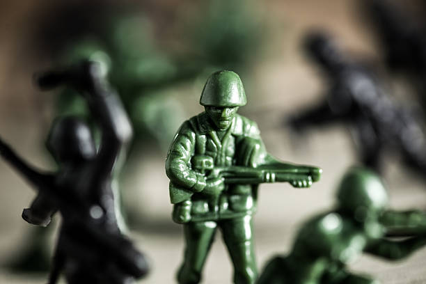 istock Toy soldiers war concepts 470439265