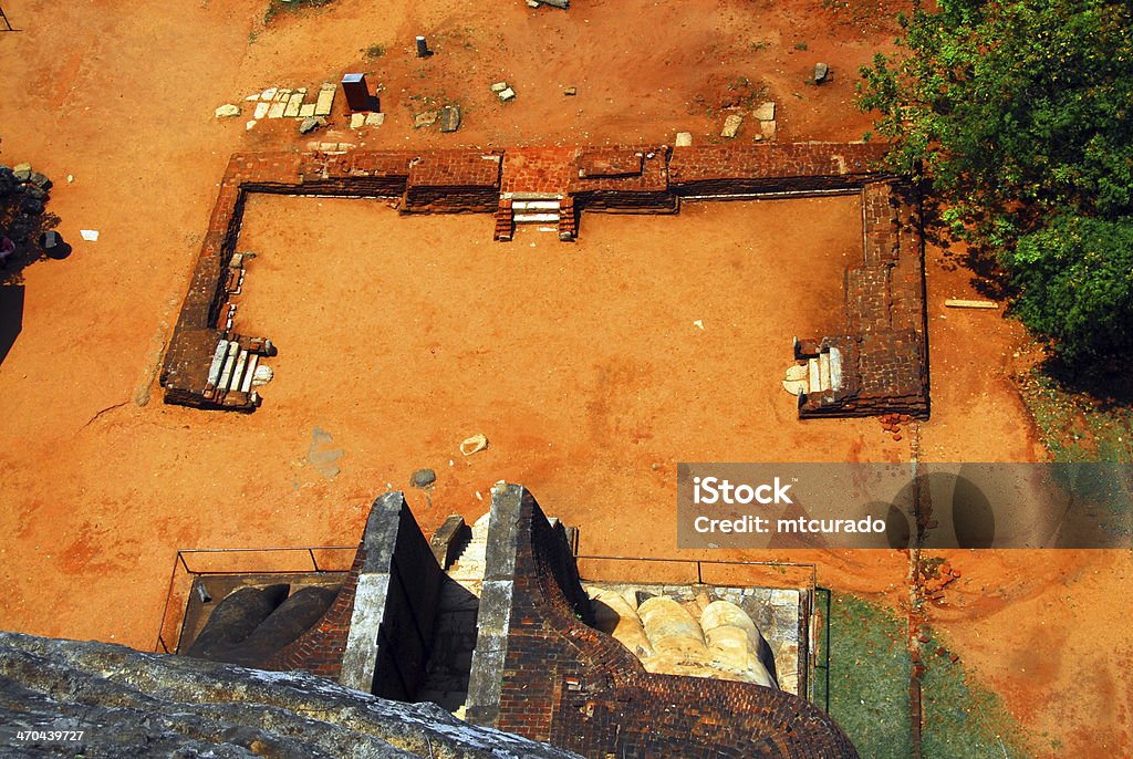 Sigiriya lion rock Fortaleza - Foto de stock de Arquitetura royalty-free