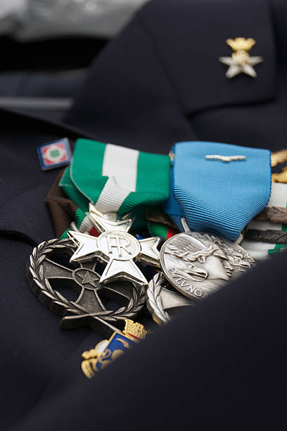 istock Italian Army medals 470439731