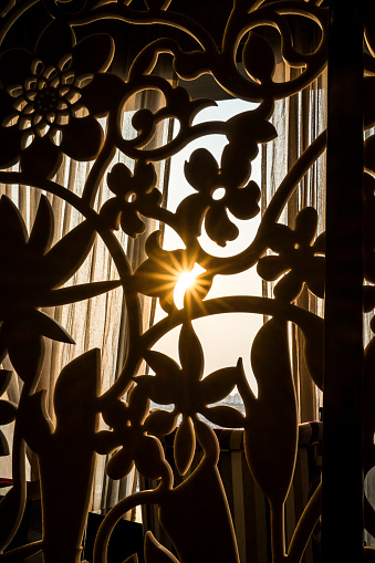 Luz del sol a través de Mashrabiya photo