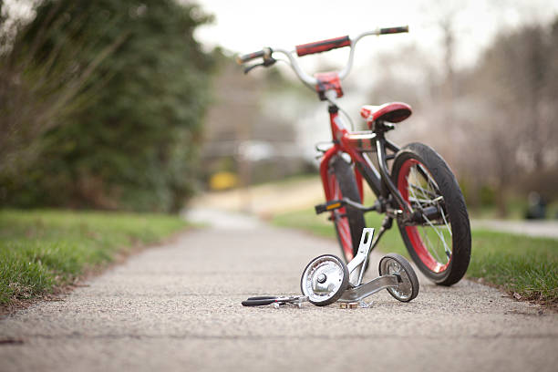 Estabilizador retirado de Bicicleta - fotografia de stock