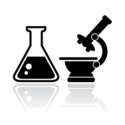 Science laboratory icons