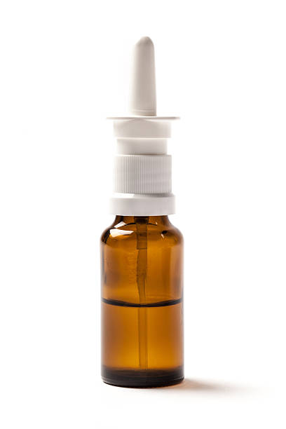 istock Nasal Spray Flacon with Medicine 470447043