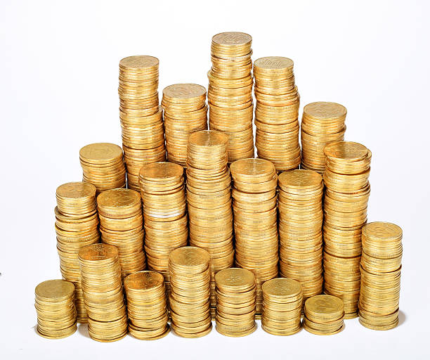 coins stock photo