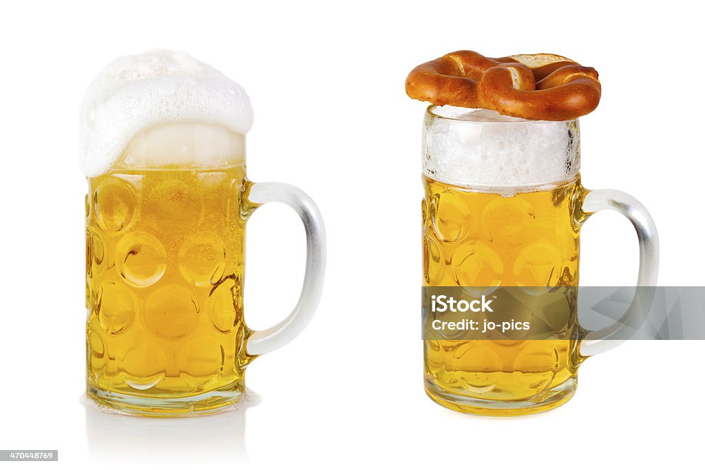 Beer beer on white background Beer Stein Stock Photo