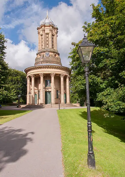 victorian church in the world heritage site at saltaire in bradford