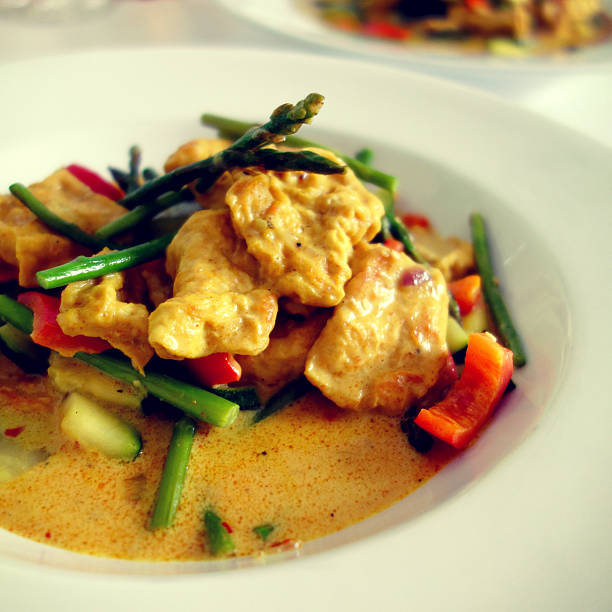 Delicious vegan asian food
