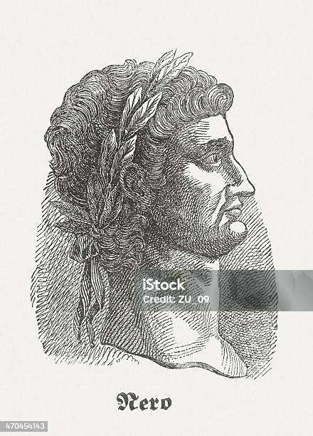 Nero Stock Vektor Art und mehr Bilder von Nero - römischer Kaiser - Nero - römischer Kaiser, Rom - Italien, Altertümlich