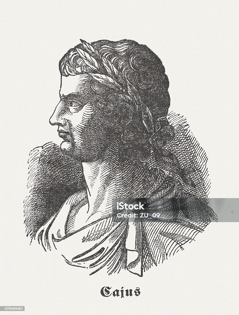 Caligula (AD 12-Werbung 41) - Lizenzfrei Caligula Stock-Illustration
