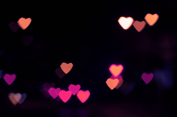 istock Bokeh heart shape of light 470454201