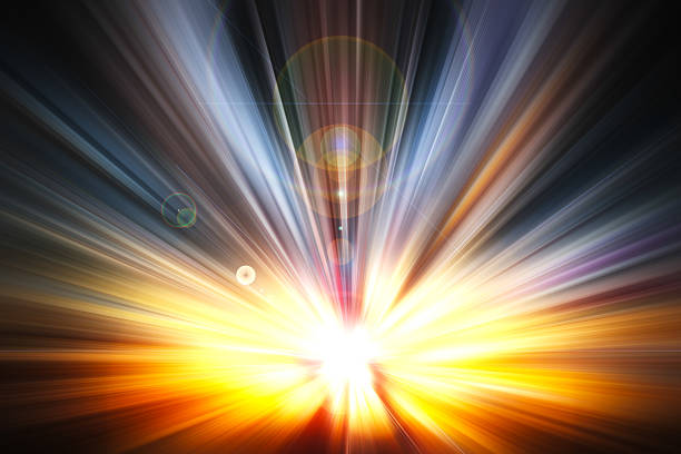 istock Abstract Background - rays of colorful light 470454457